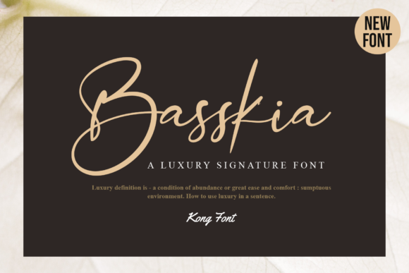 Basskia: A Playful Handwritten Font for Creative Projects