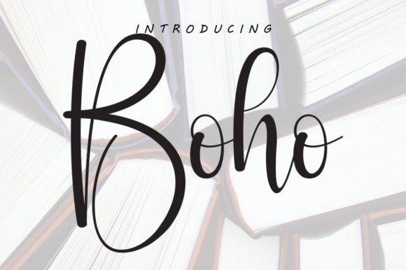 Boho: The Handwritten Font with Tender Charm