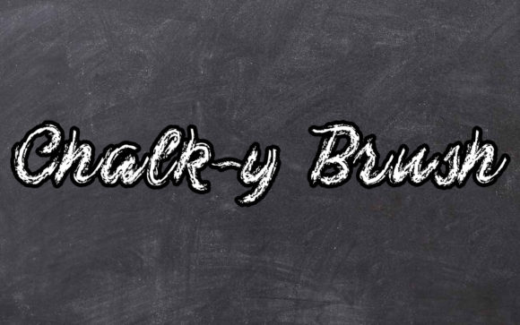 Chalk-y Brush: A Creative Font for Modern Design