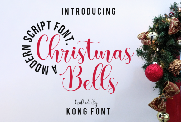 Christmas Bells: A Playful Script for Festive Designs