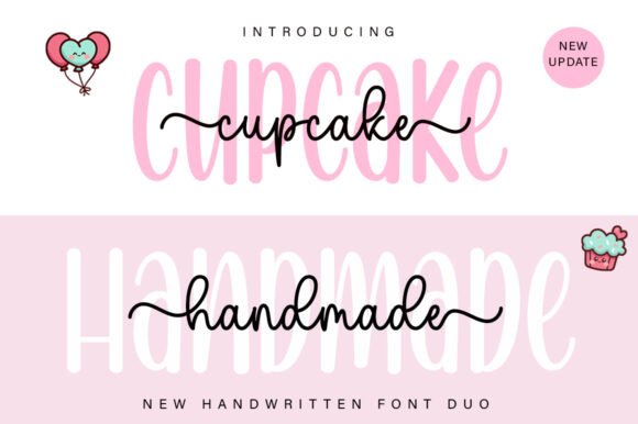 Cupcake Handmade Duo: A Font for Elegant Creations