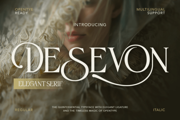 Desevon: The Elegant Serif Font for Timeless Design