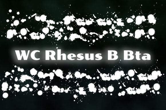 Discover the Artistic Appeal of WC Rhesus B Bta Font