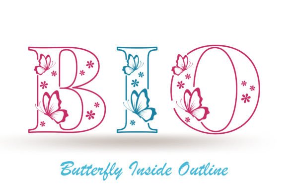 Discover the Elegant Charm of Butterfly Inside Font