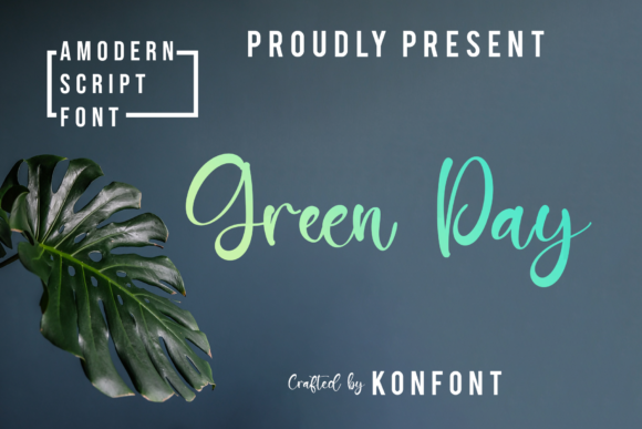 Green Day: A Playful Script Font for Creative Projects