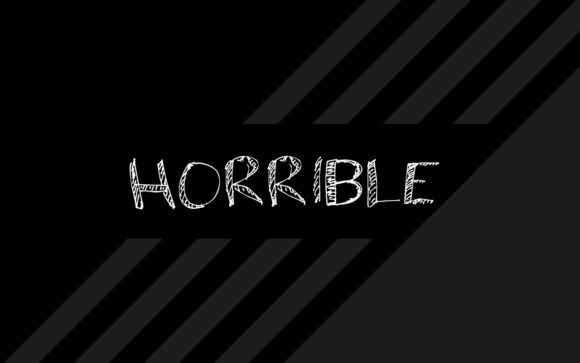 Horrible: A Charming Handwritten Font for Creative Projects