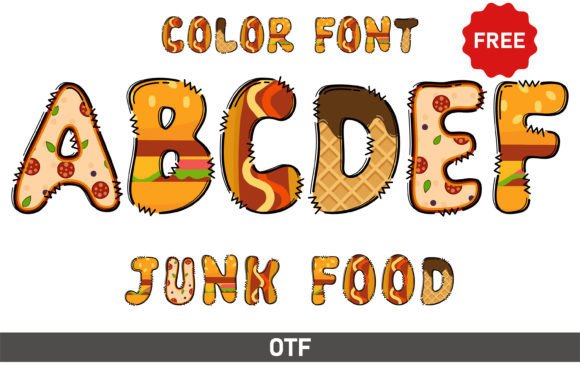 Junk Food: A Playful Font for Creative & Modern Designs