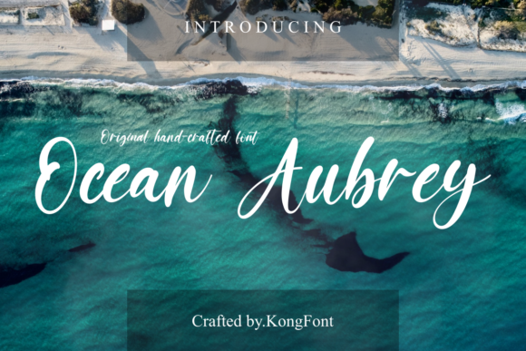 Ocean Aubrey: A Modern Script Font for Creative Projects