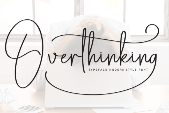 Overthinking: A Delicate Handwritten Typeface