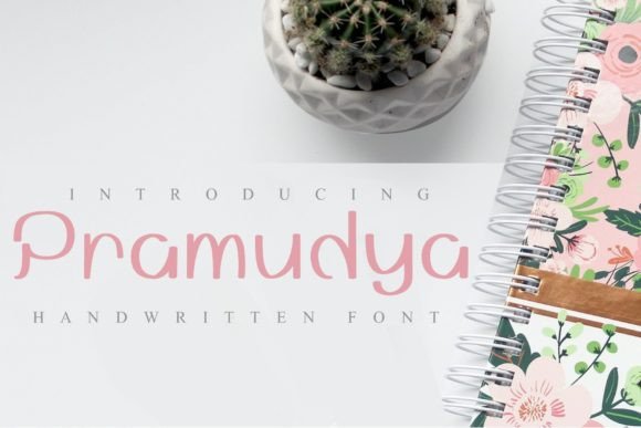 Pramudya: A Playful Script Font for Creative Projects