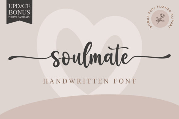 Soulmate: A Handwritten Font for Elegant Design Projects