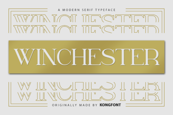 Winchester: The Bold Serif for Confident Design Projects